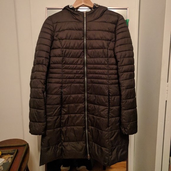 Military green quilted light puffer Point Zero - Picture 2 of 10
